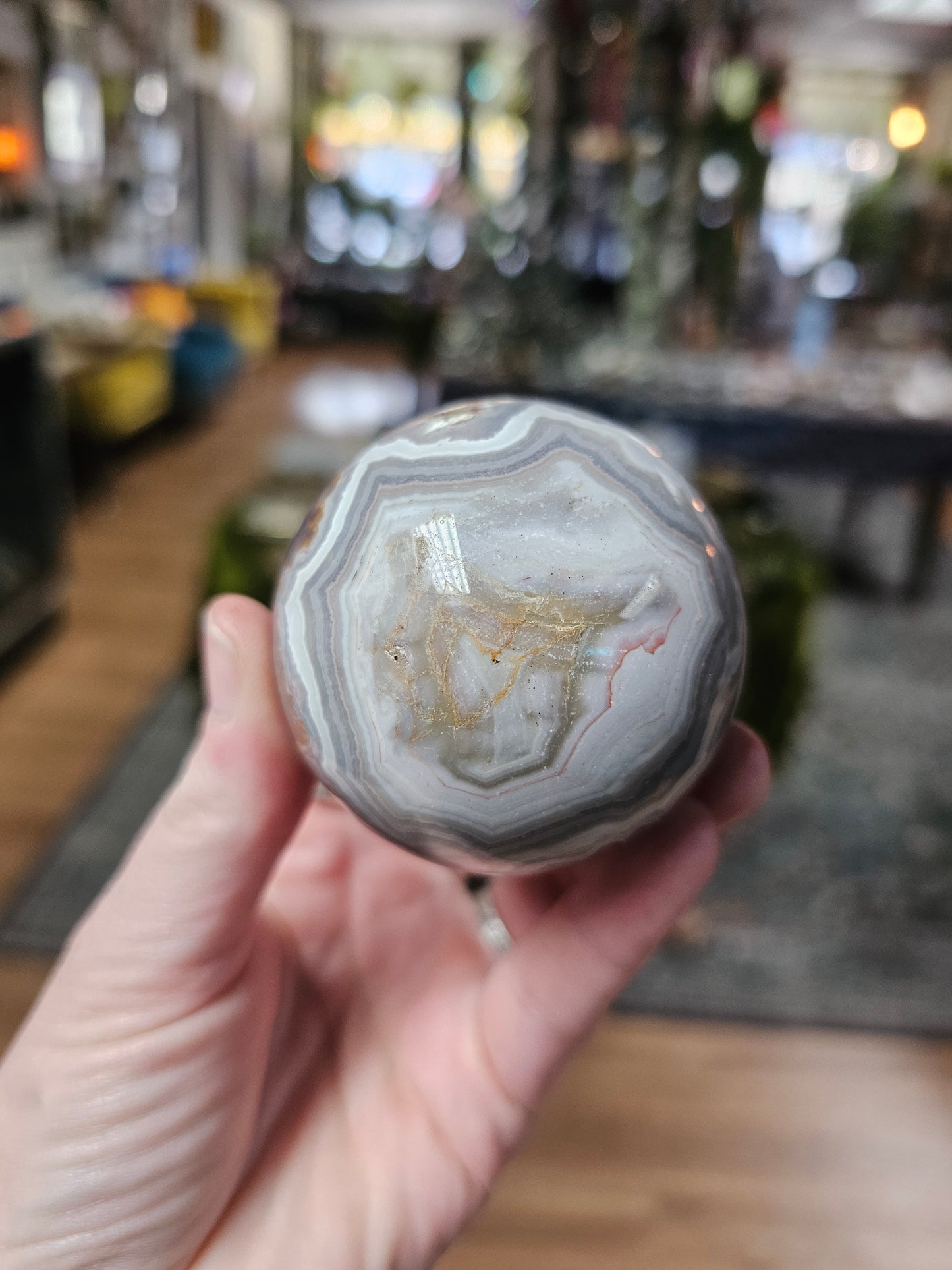 Amethyst Agate Sphere