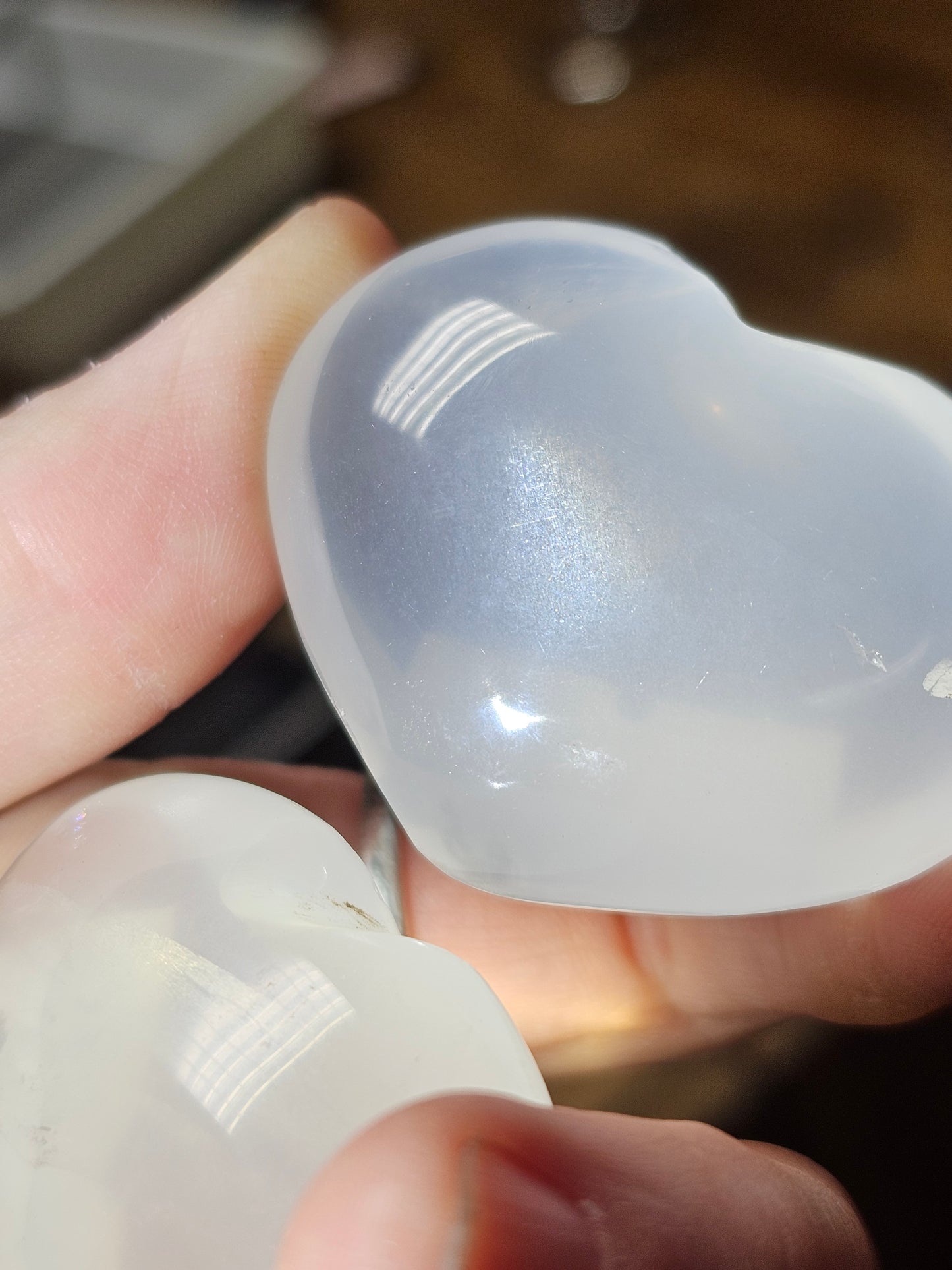 Girasol Quartz Hearts