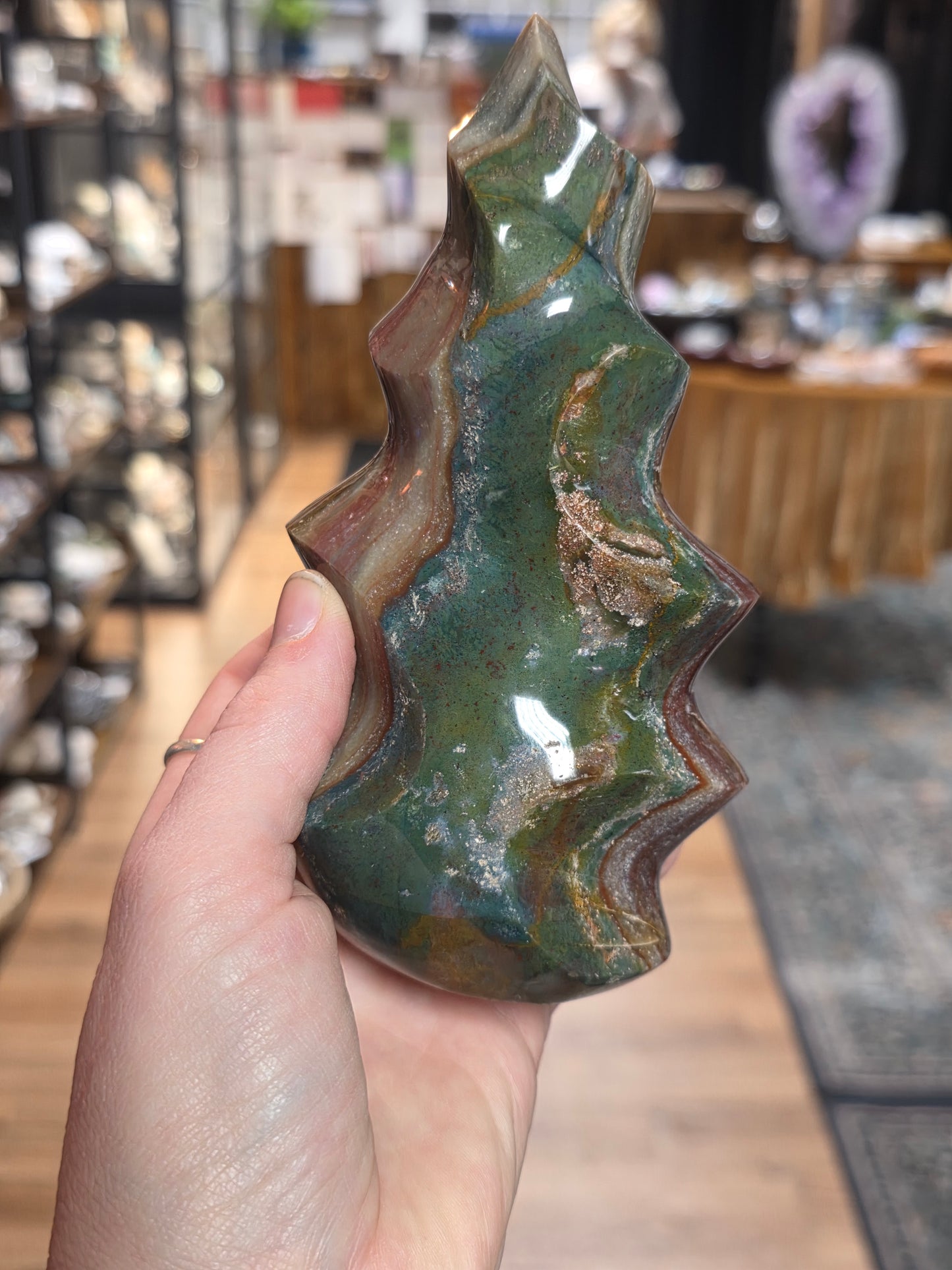 Ocean Wave Jasper Flame