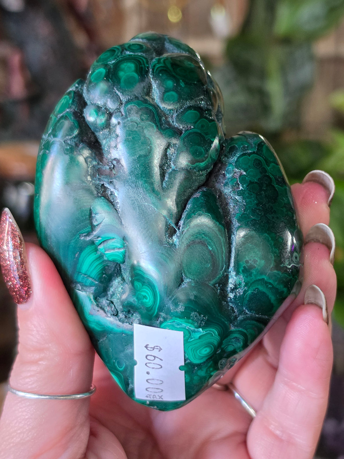 Polished Malachite Free Form