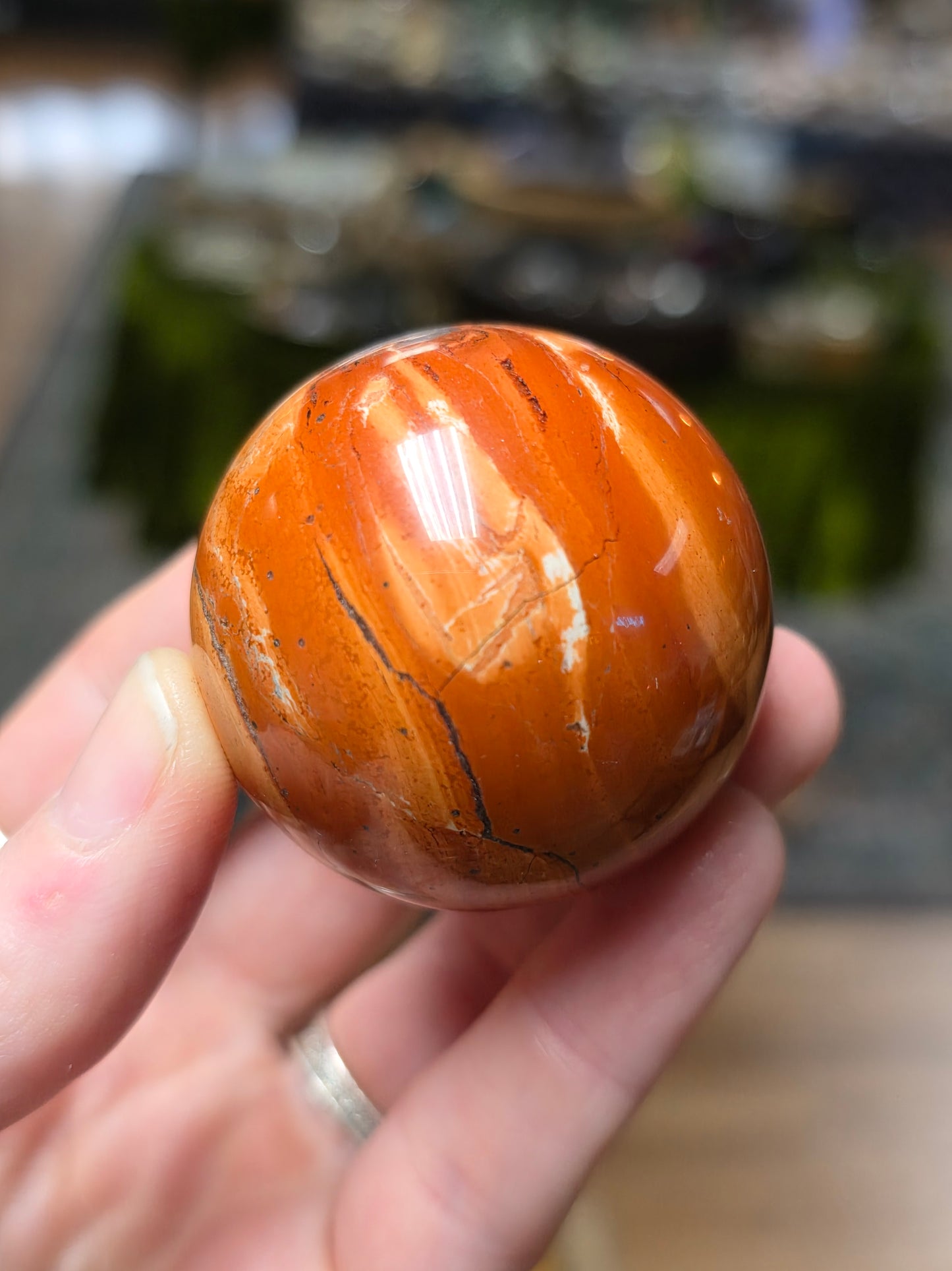 Red Jasper Sphere