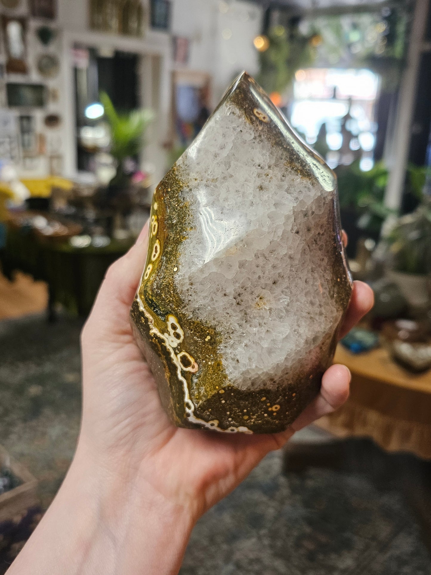 Orbicular Jasper Flame