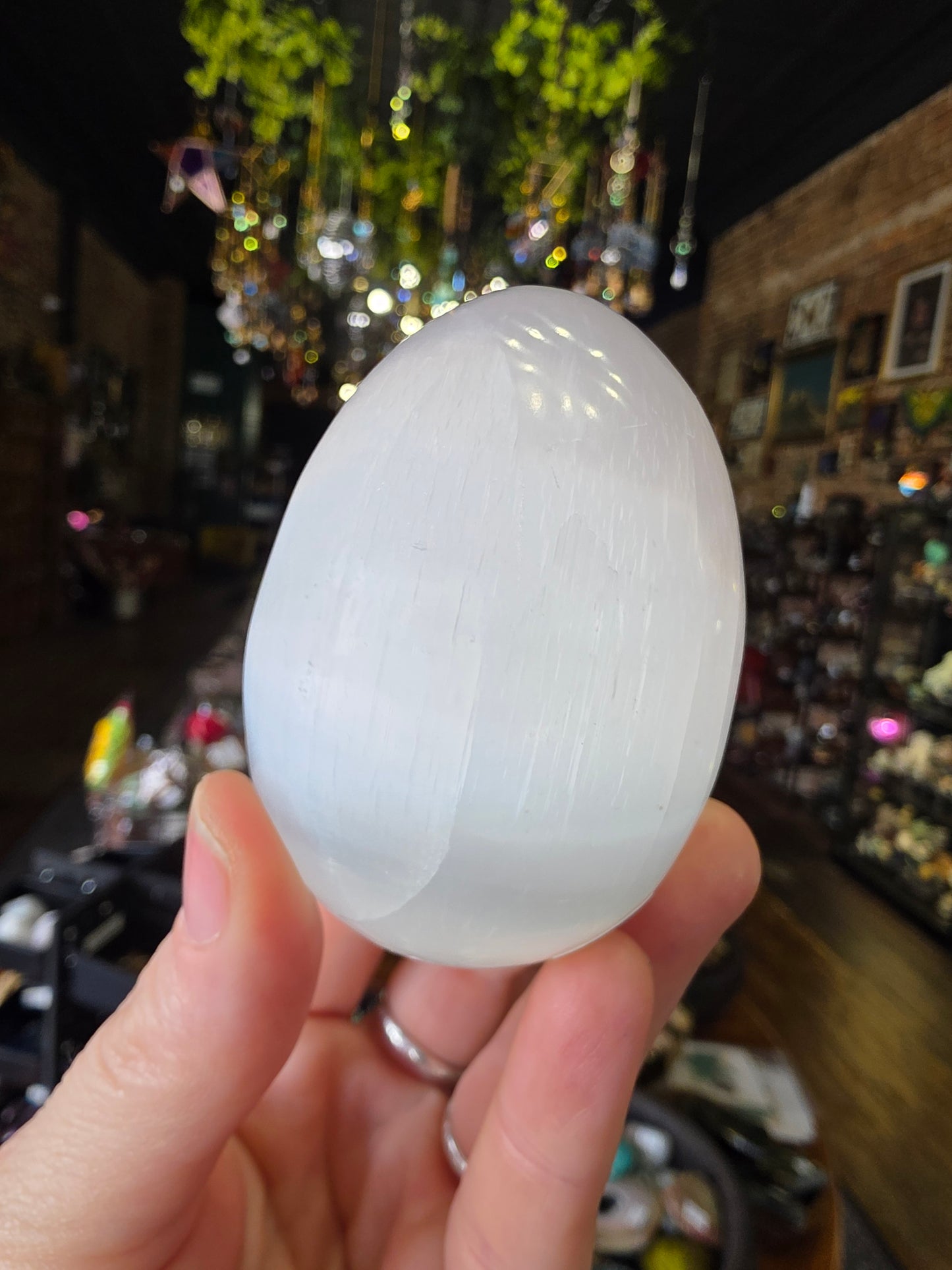 Satin Spar Egg
