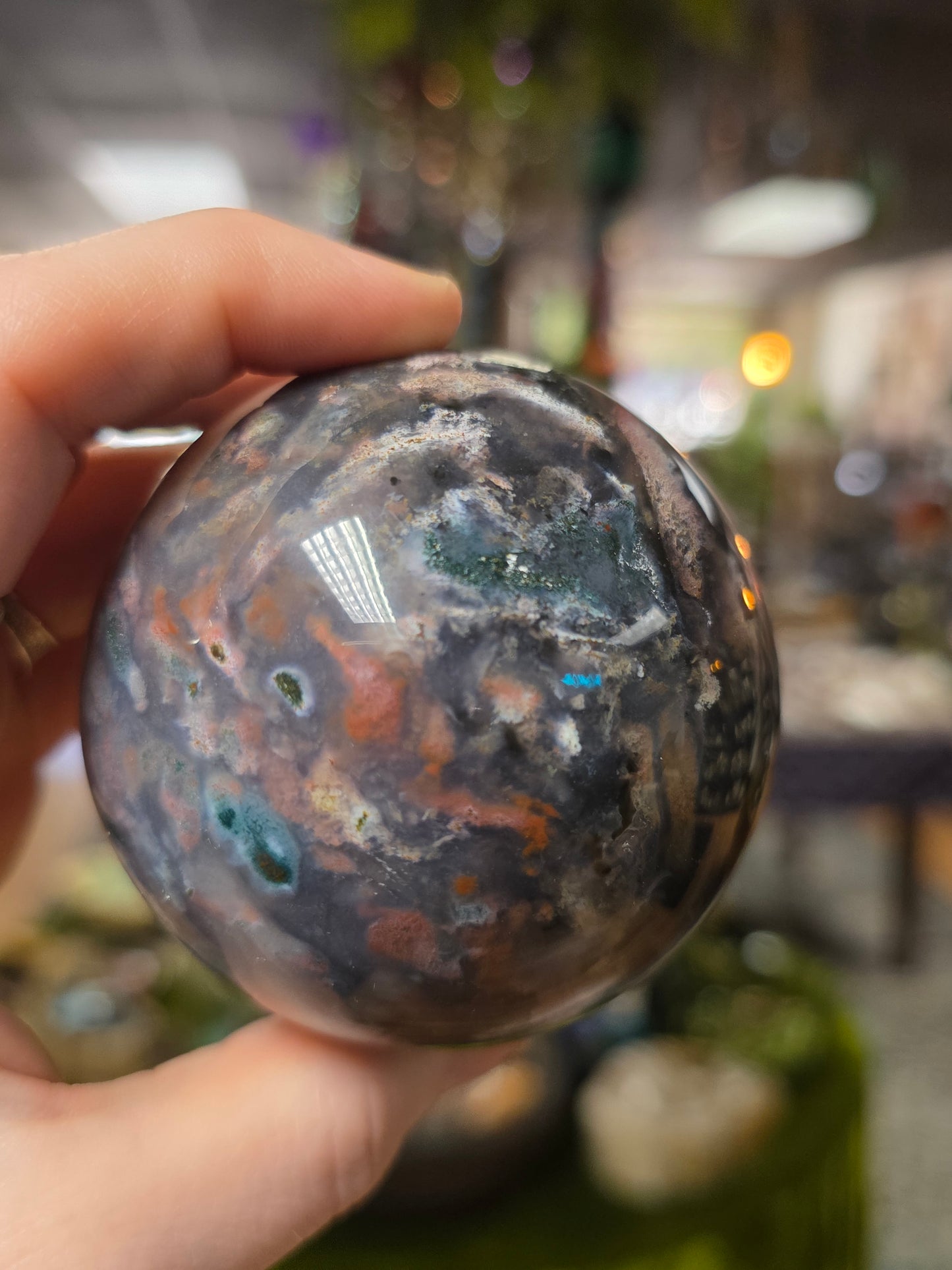 Cosmic Jasper Sphere