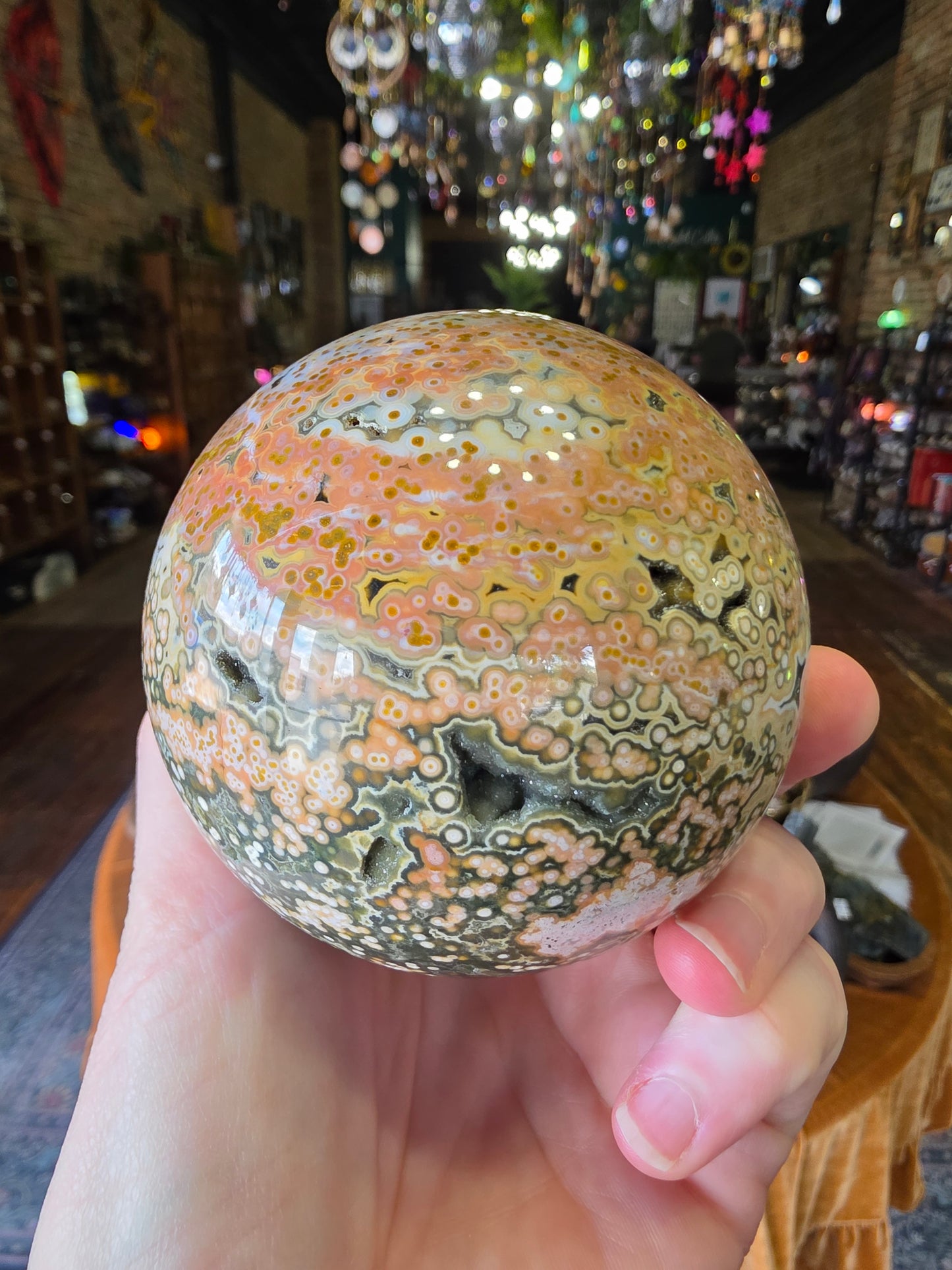 Ocean Jasper Sphere