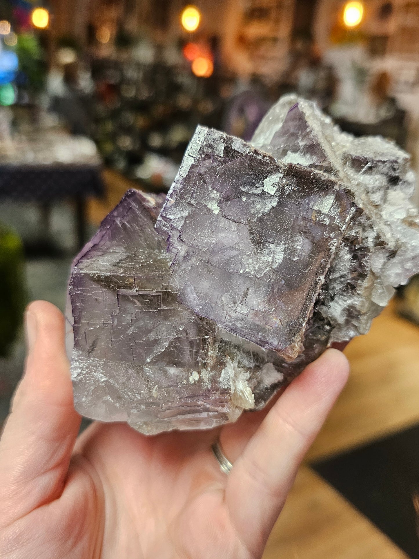 Purple Cubic Fluorite
