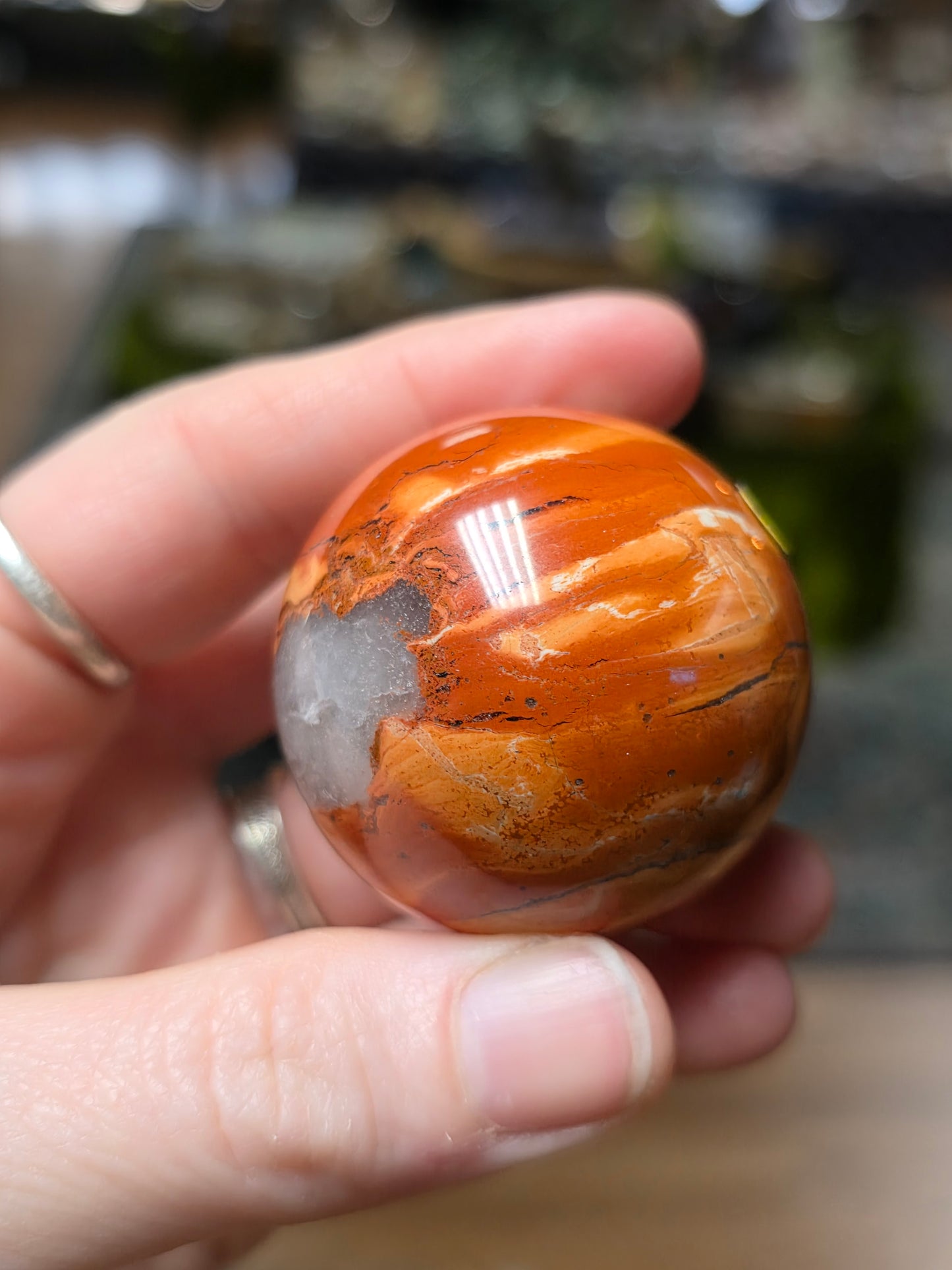 Red Jasper Sphere