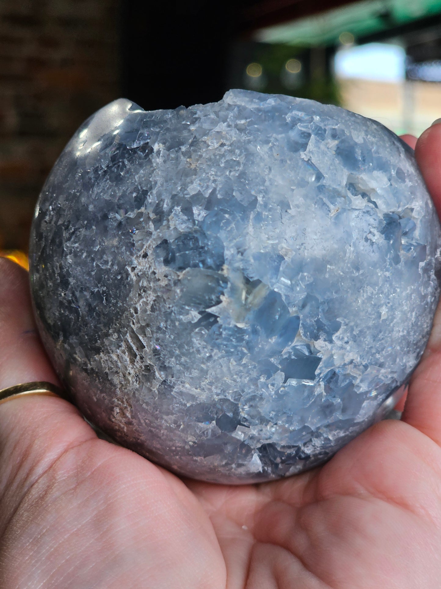 Celestite Sphere