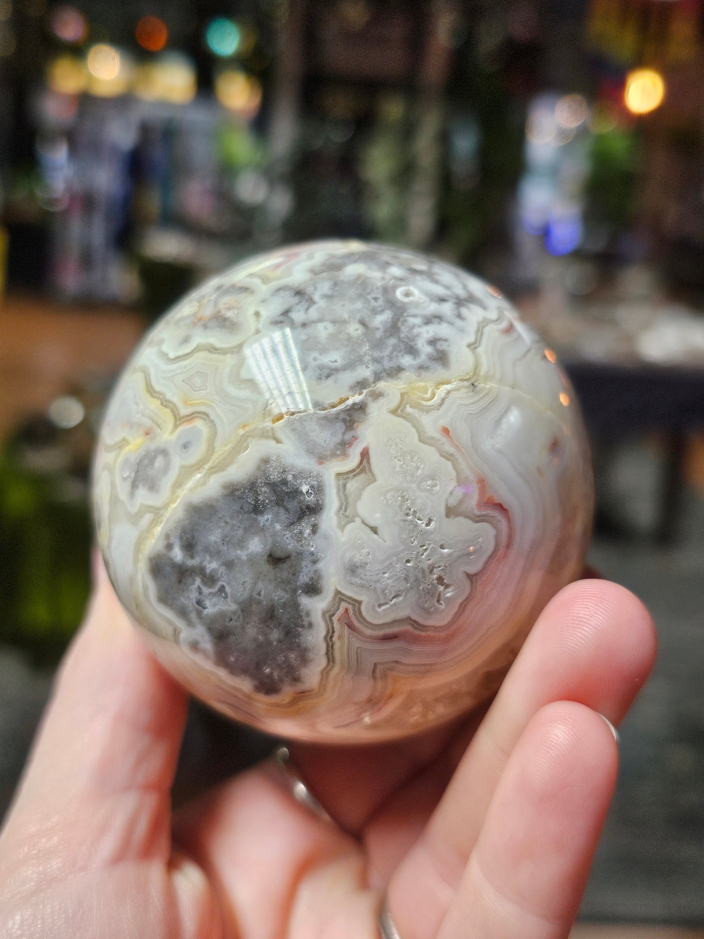 Lace Agate Sphere