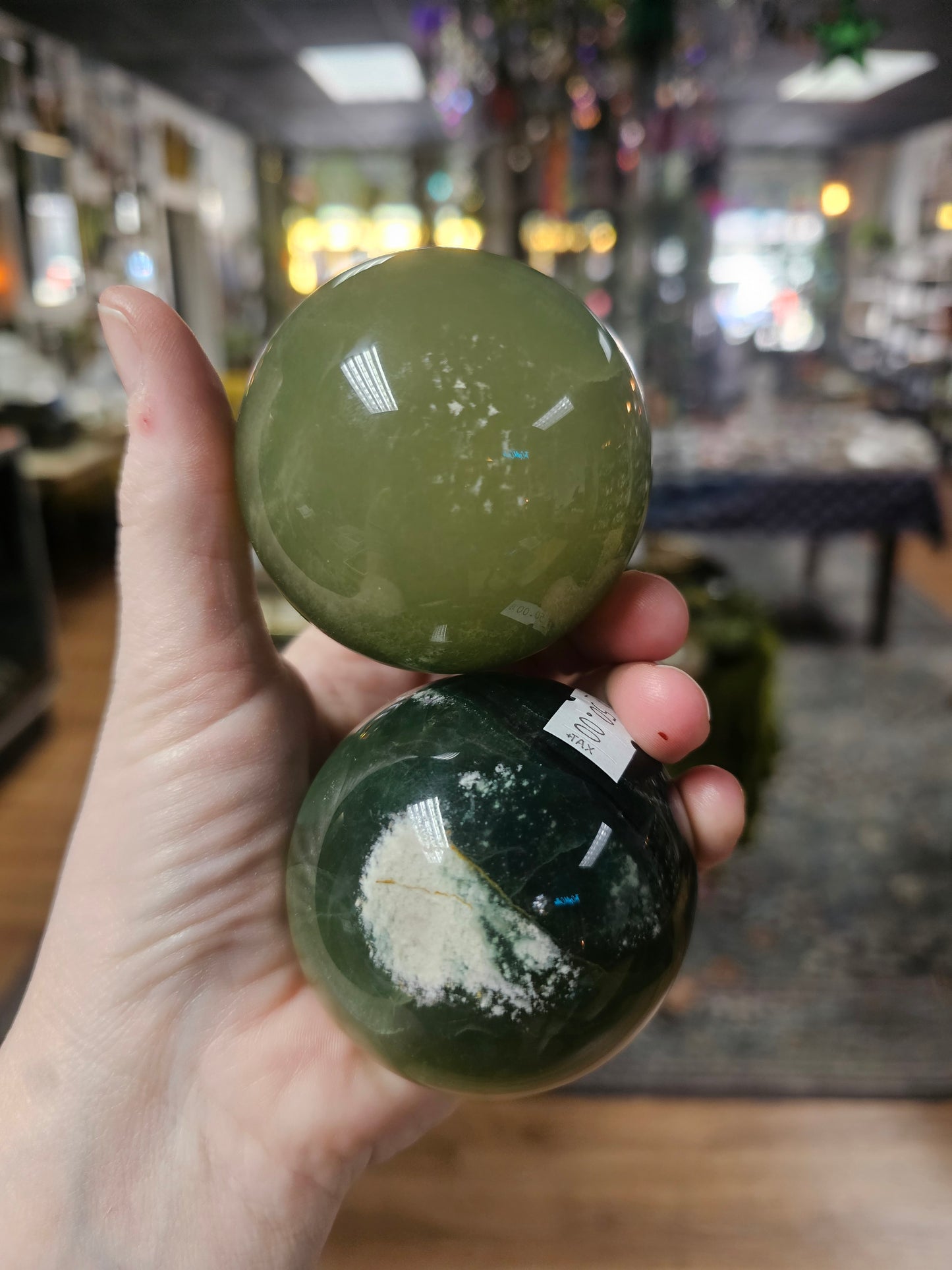 Mango Fluorite Sphere