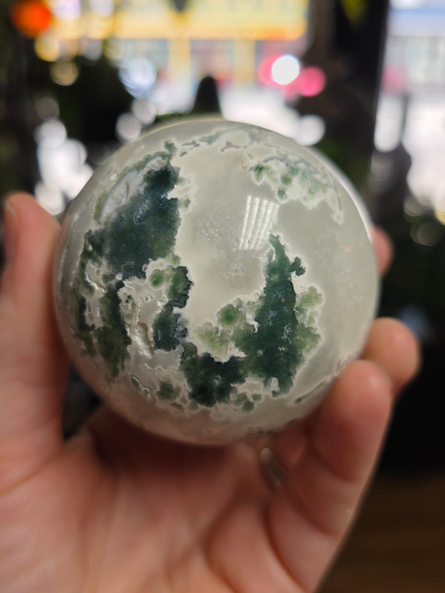 Moss Agate Sphere