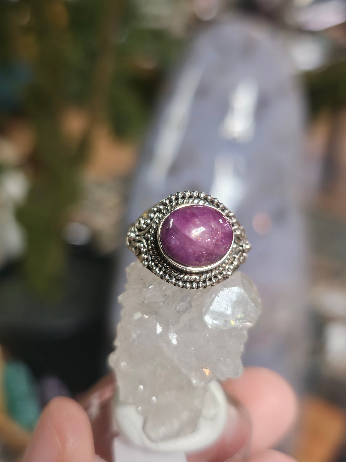 Size 7.5 Ruby Ring