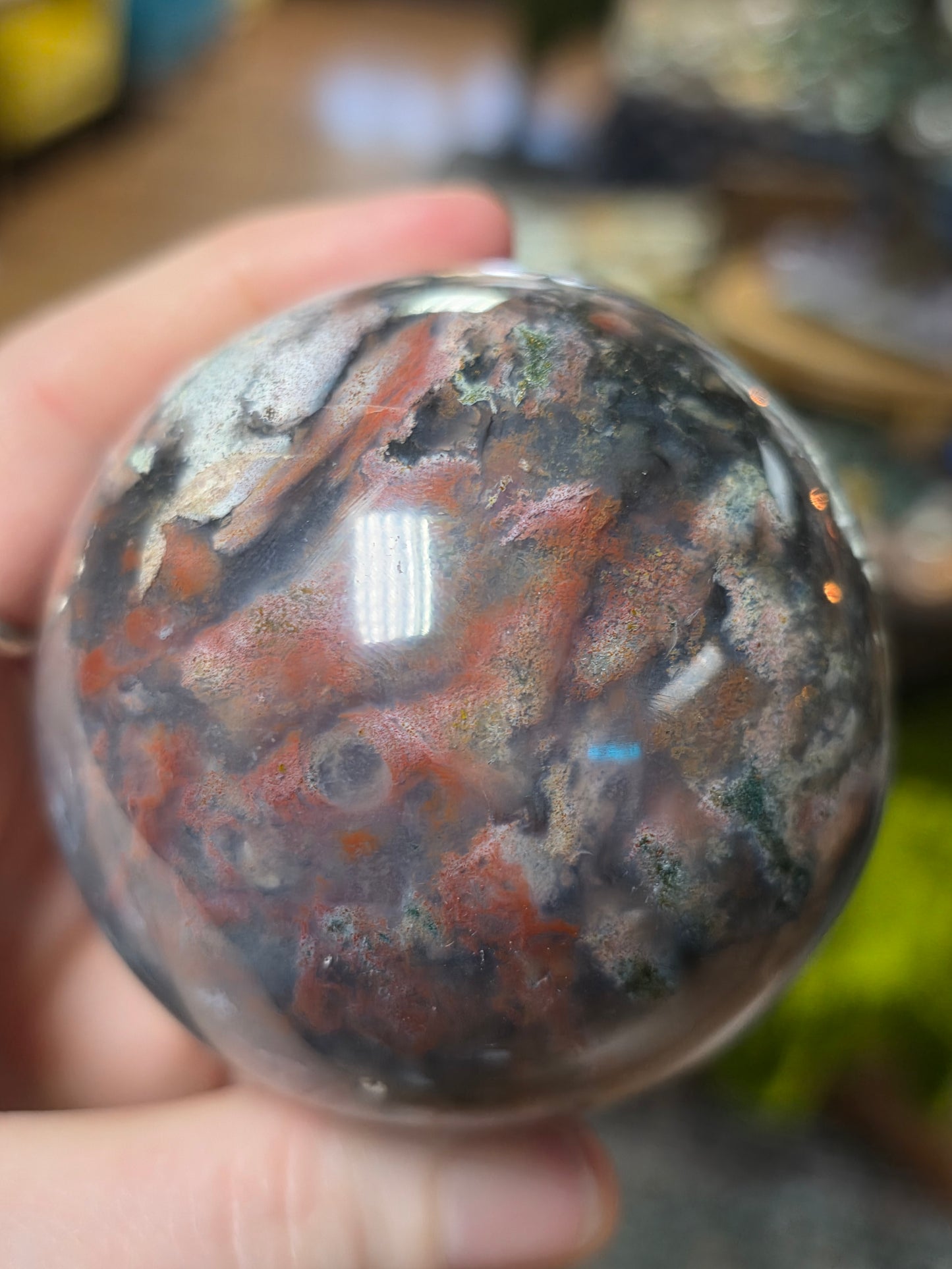 Cosmic Jasper Sphere