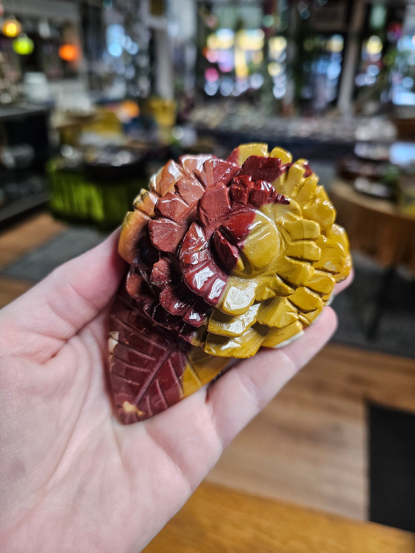Mookaite Flower Carvinf