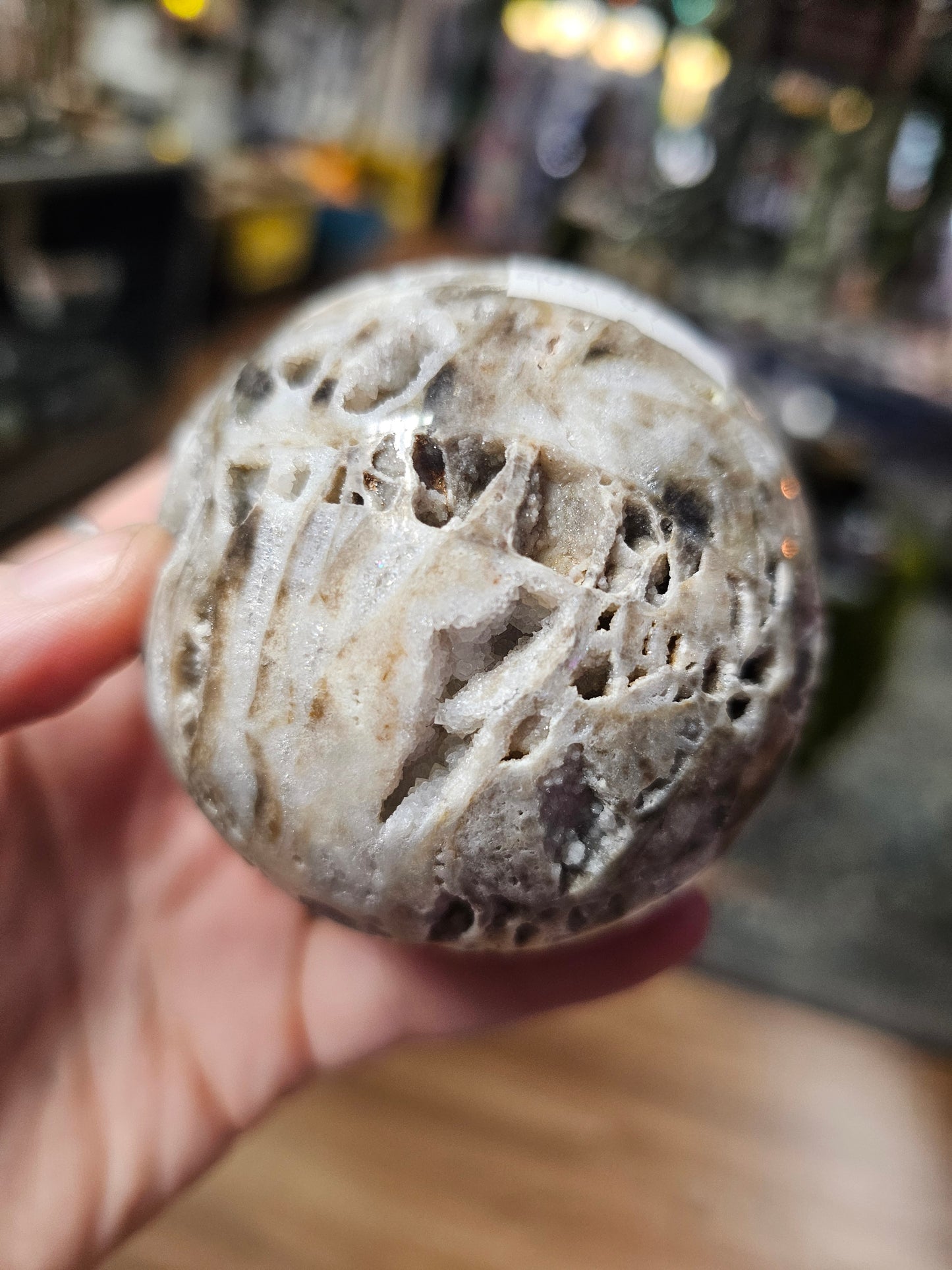 Druzy Quartz Sphere