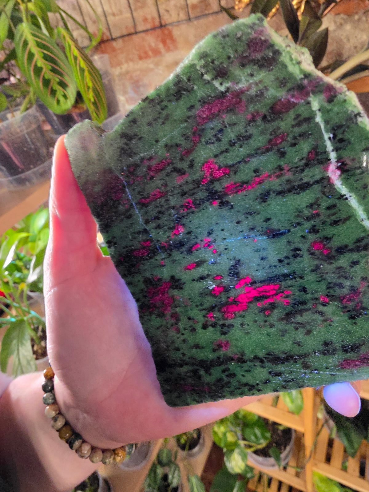 Ruby In Zoisite Slab