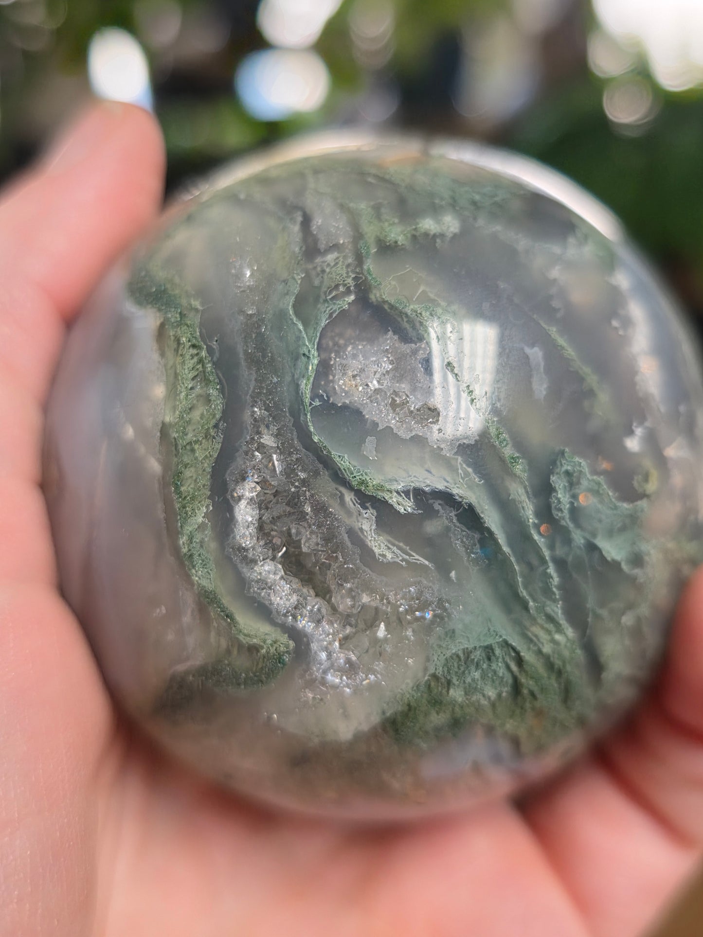 Moss Agate Sphere