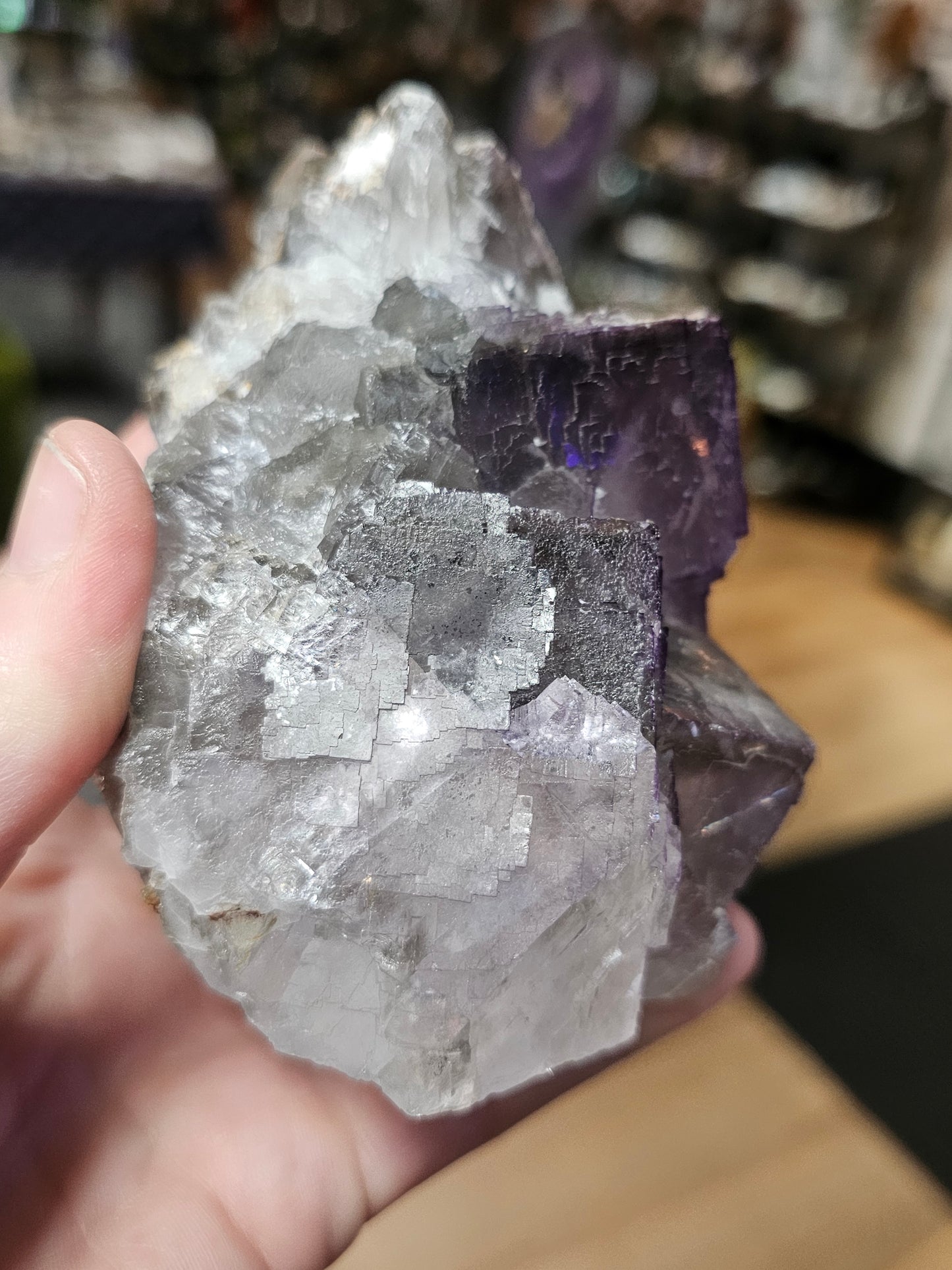 Purple Cubic Fluorite