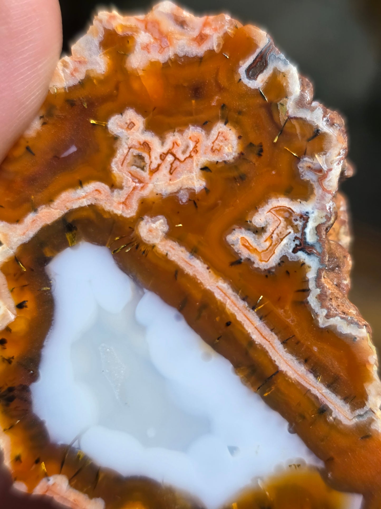 Rutilated Berber Agate