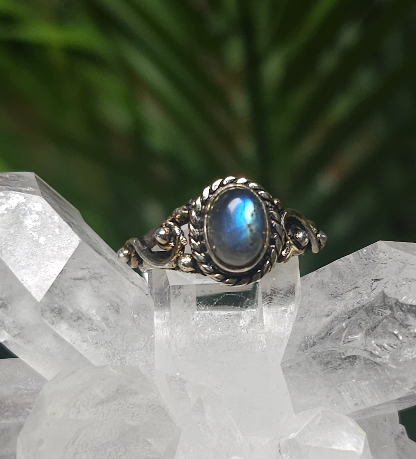 Size 6 Labradorite Ring