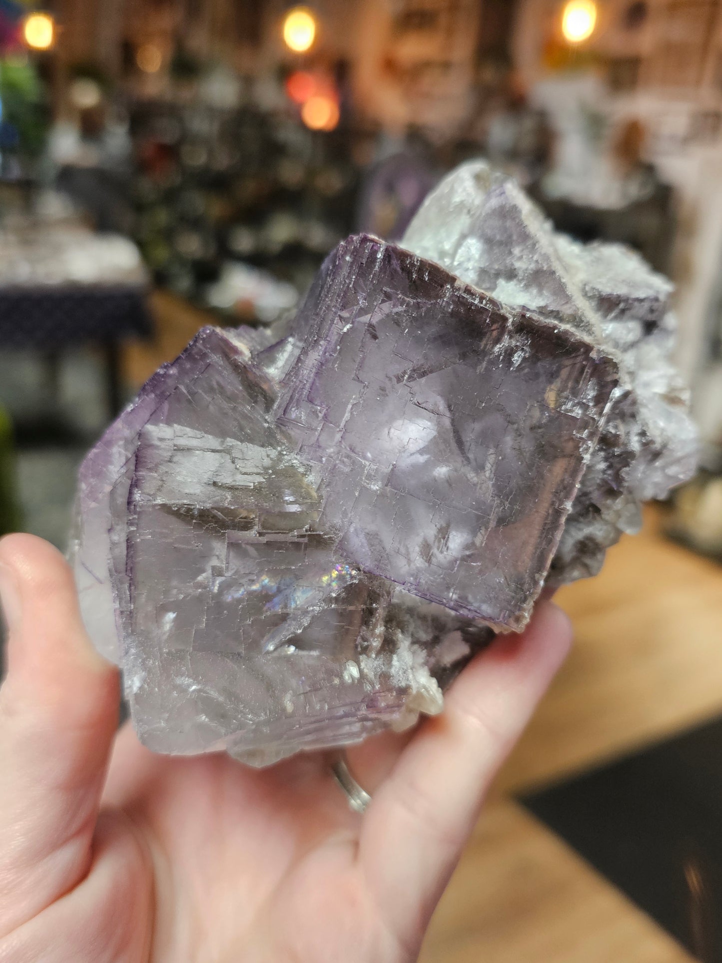 Purple Cubic Fluorite