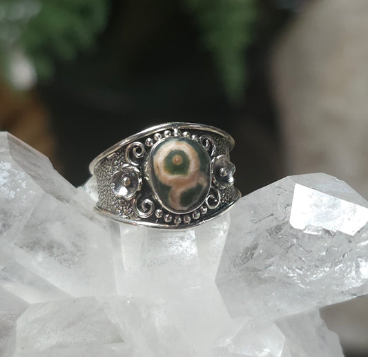 Size 6 Ocean Jasper Ring