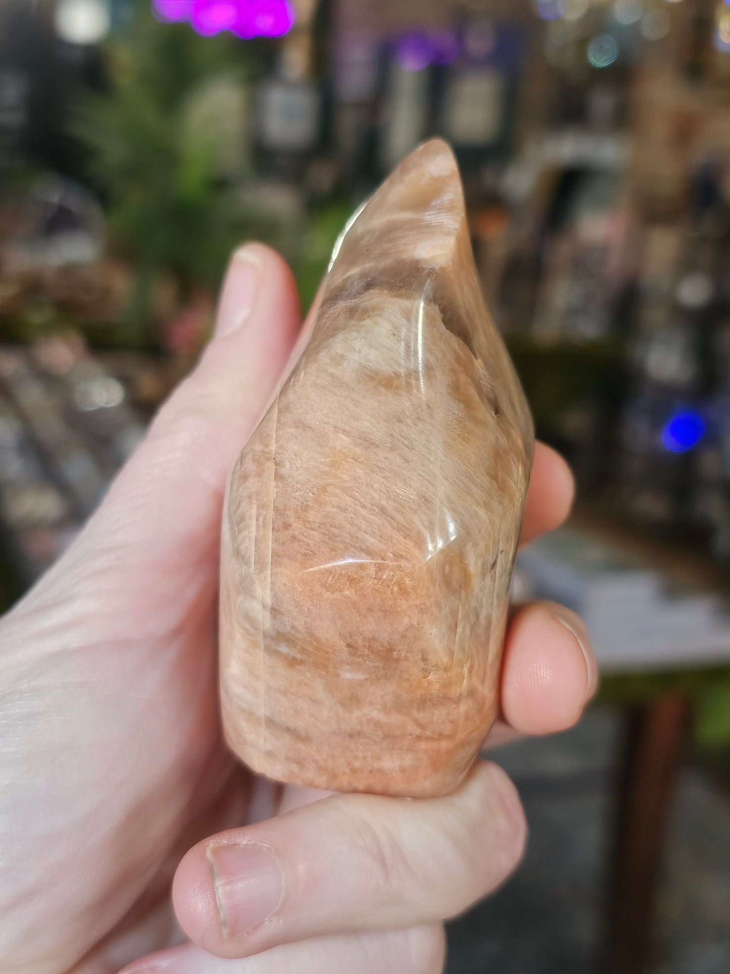 Peach Moonstone Flame