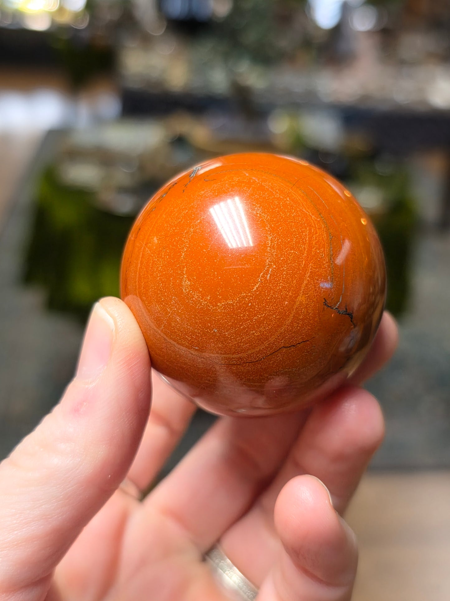 Red Jasper Sphere