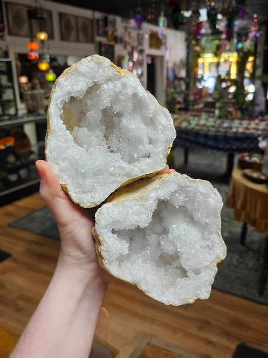 Sugar Geode Pair