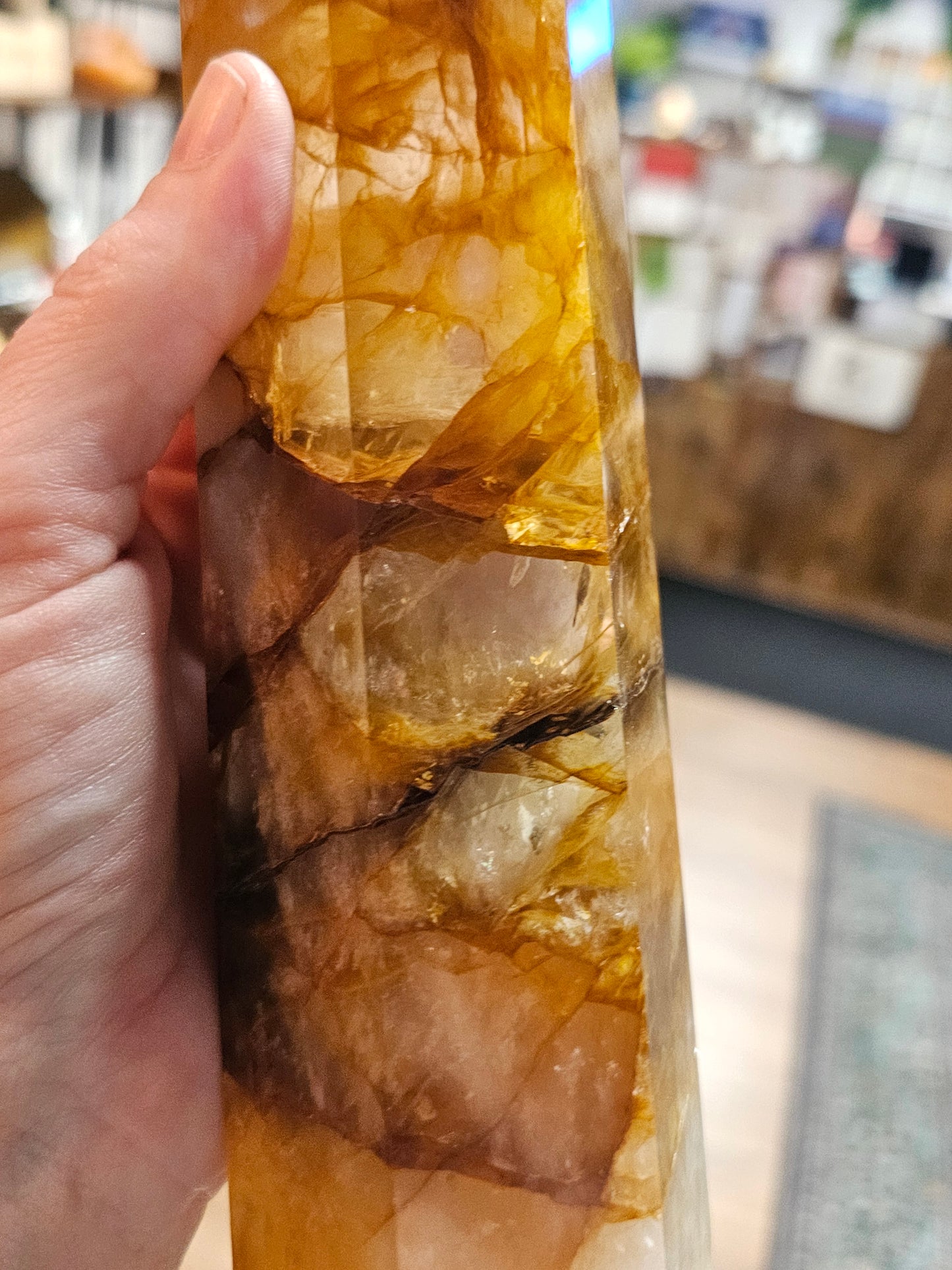Golden Healer Quartz Tower