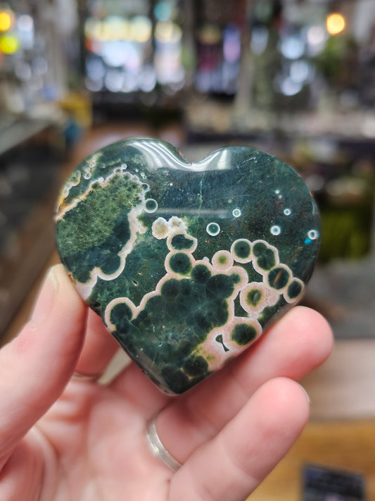 Kabamby Ocean Jasper Heart