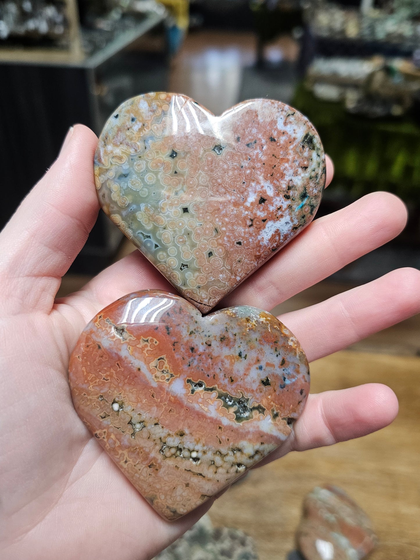 Ocean Jasper Heart