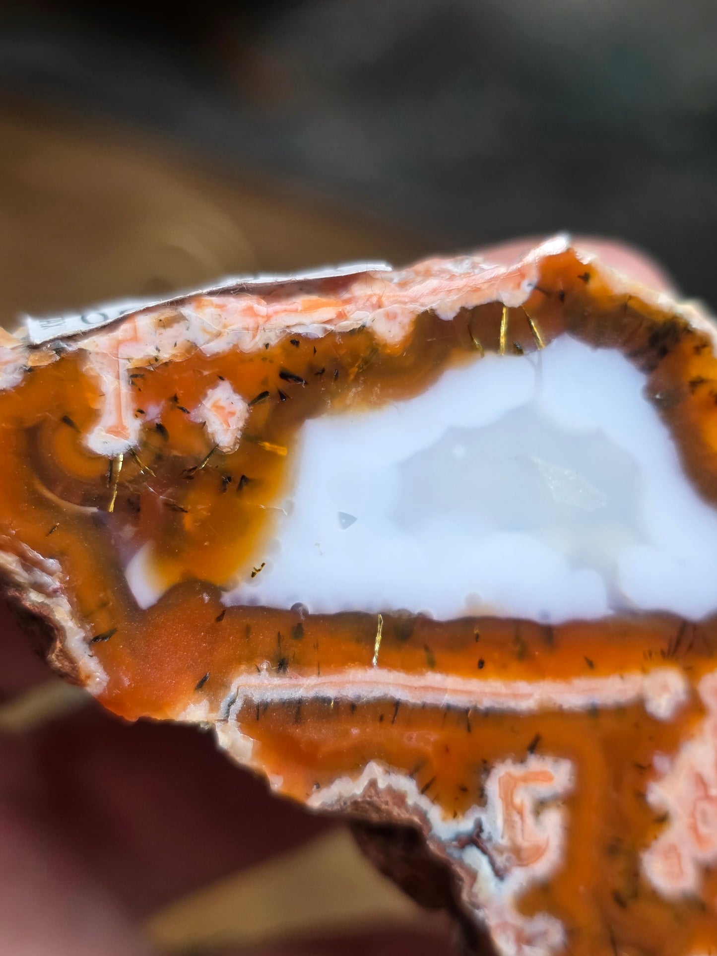 Rutilated Berber Agate