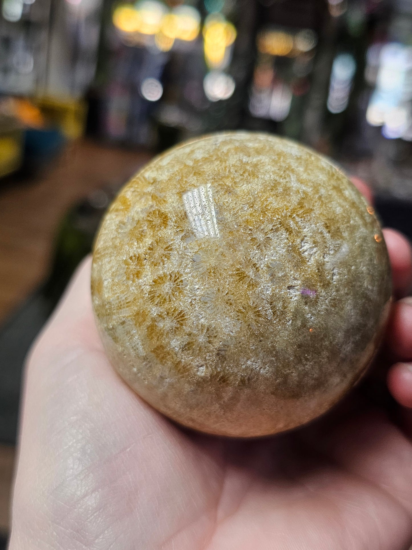 Coral Jade Sphere