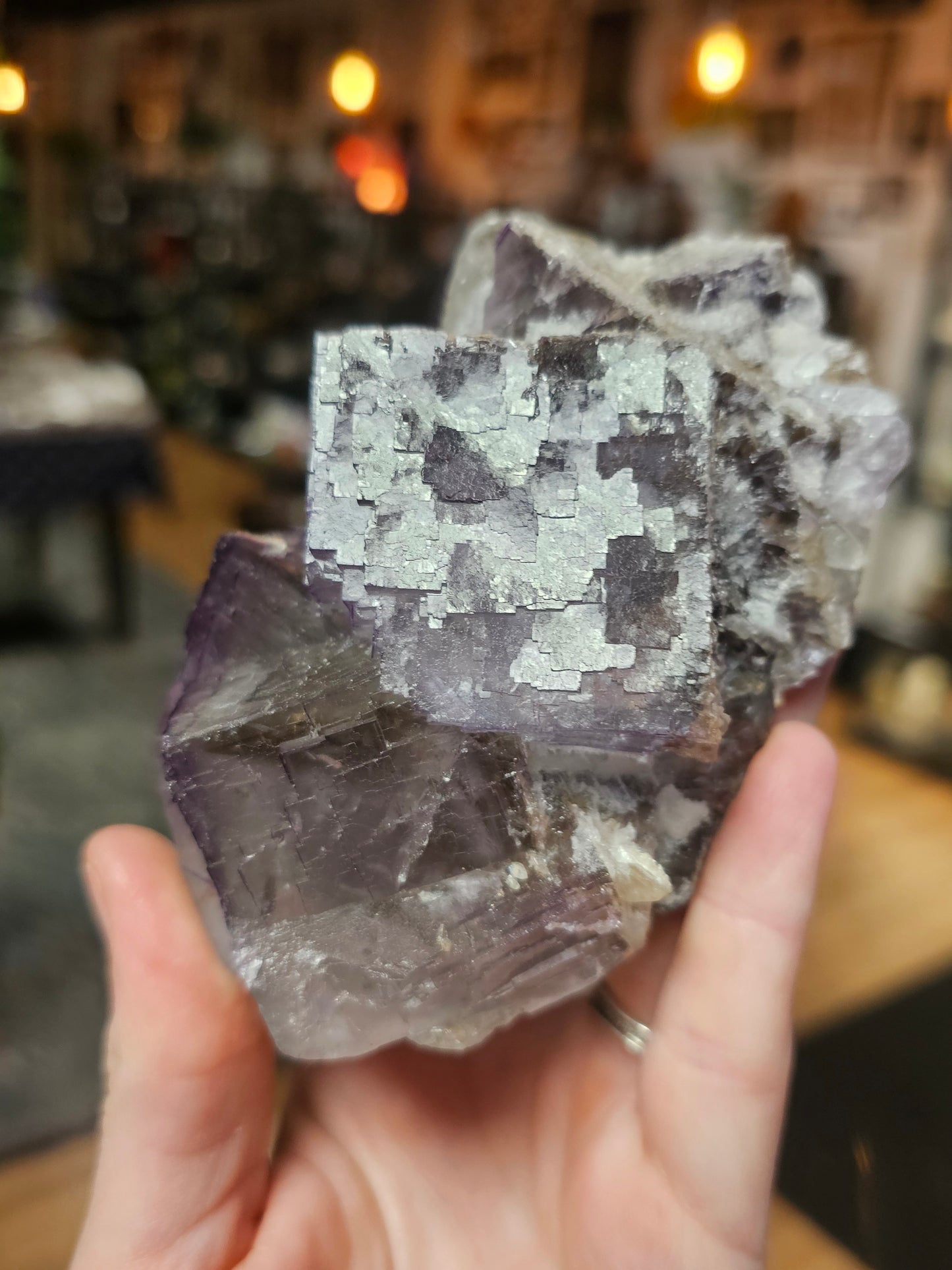 Purple Cubic Fluorite