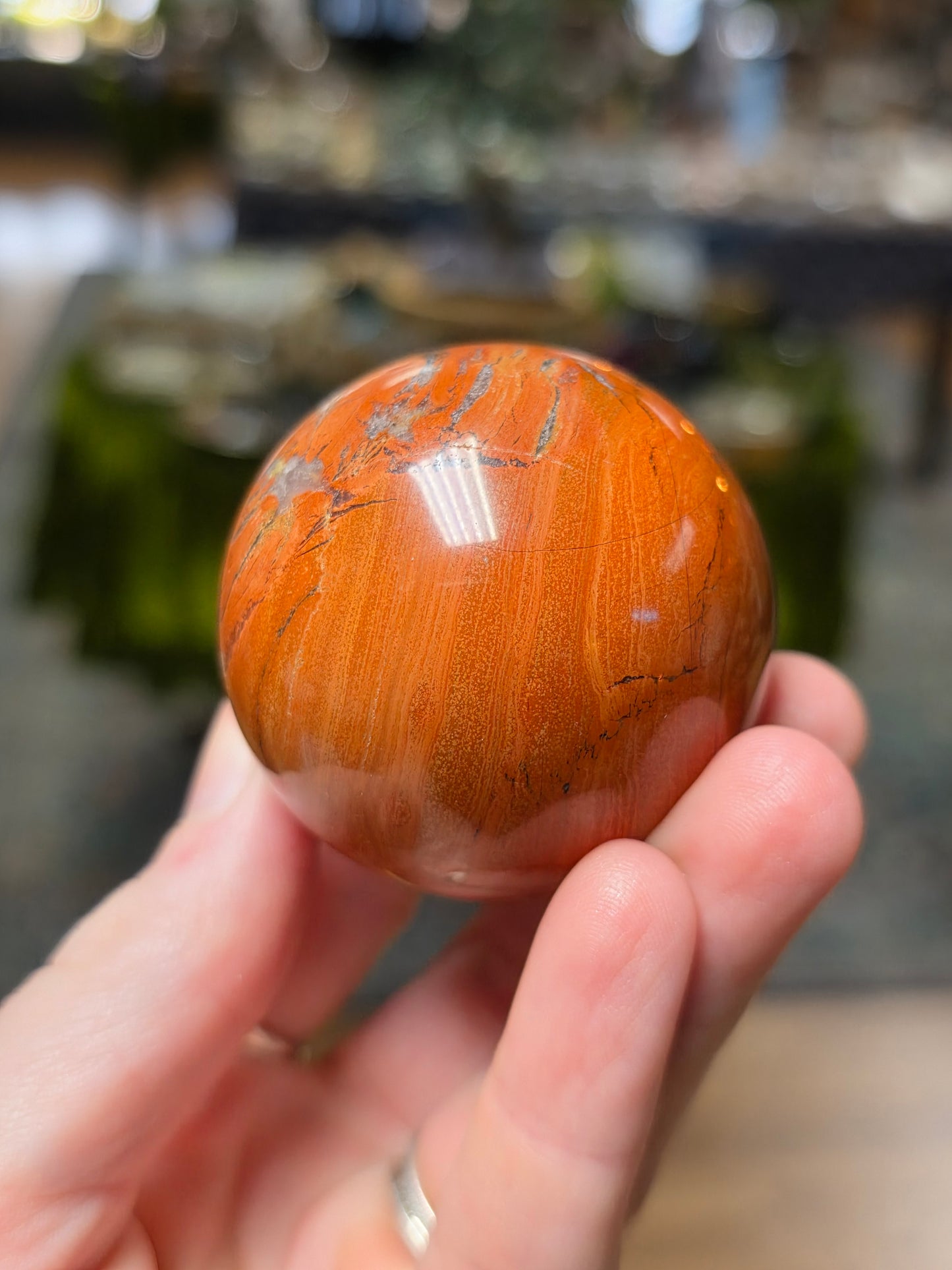 Red Jasper Sphere