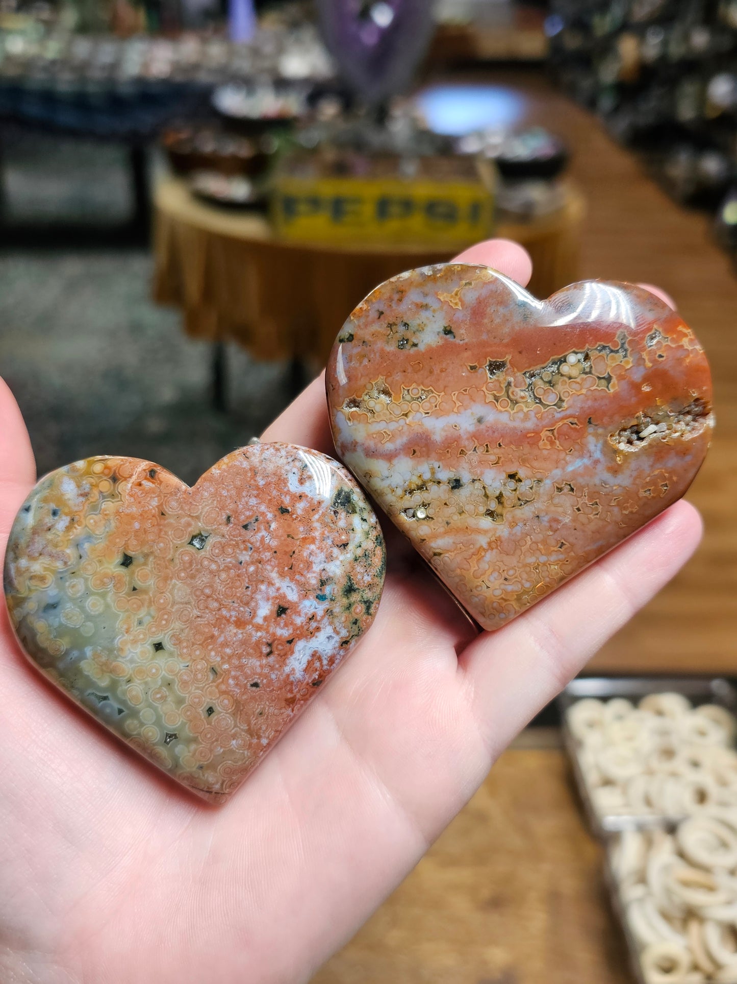 Ocean Jasper Heart