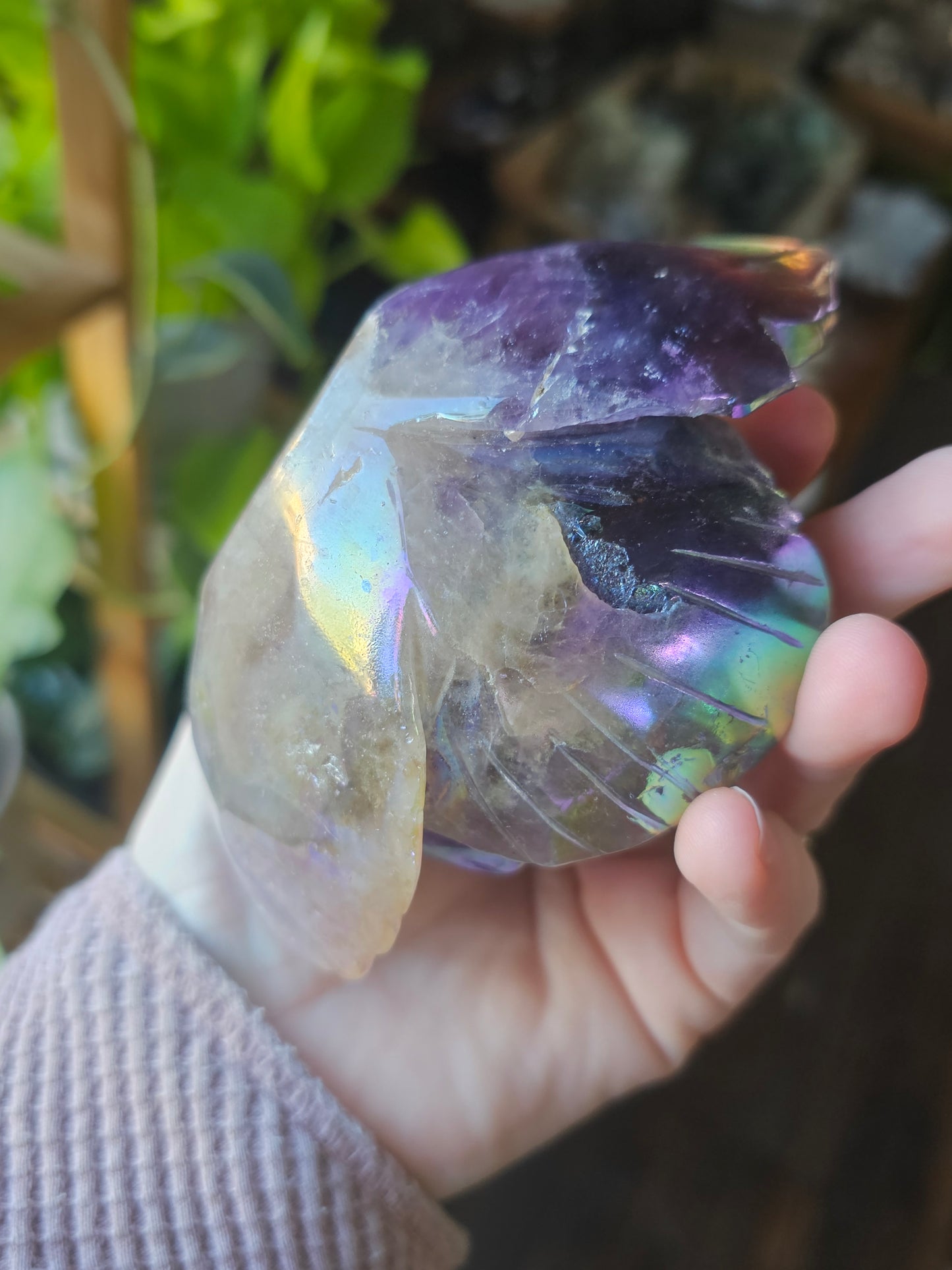 Aura Coated Amethyst
