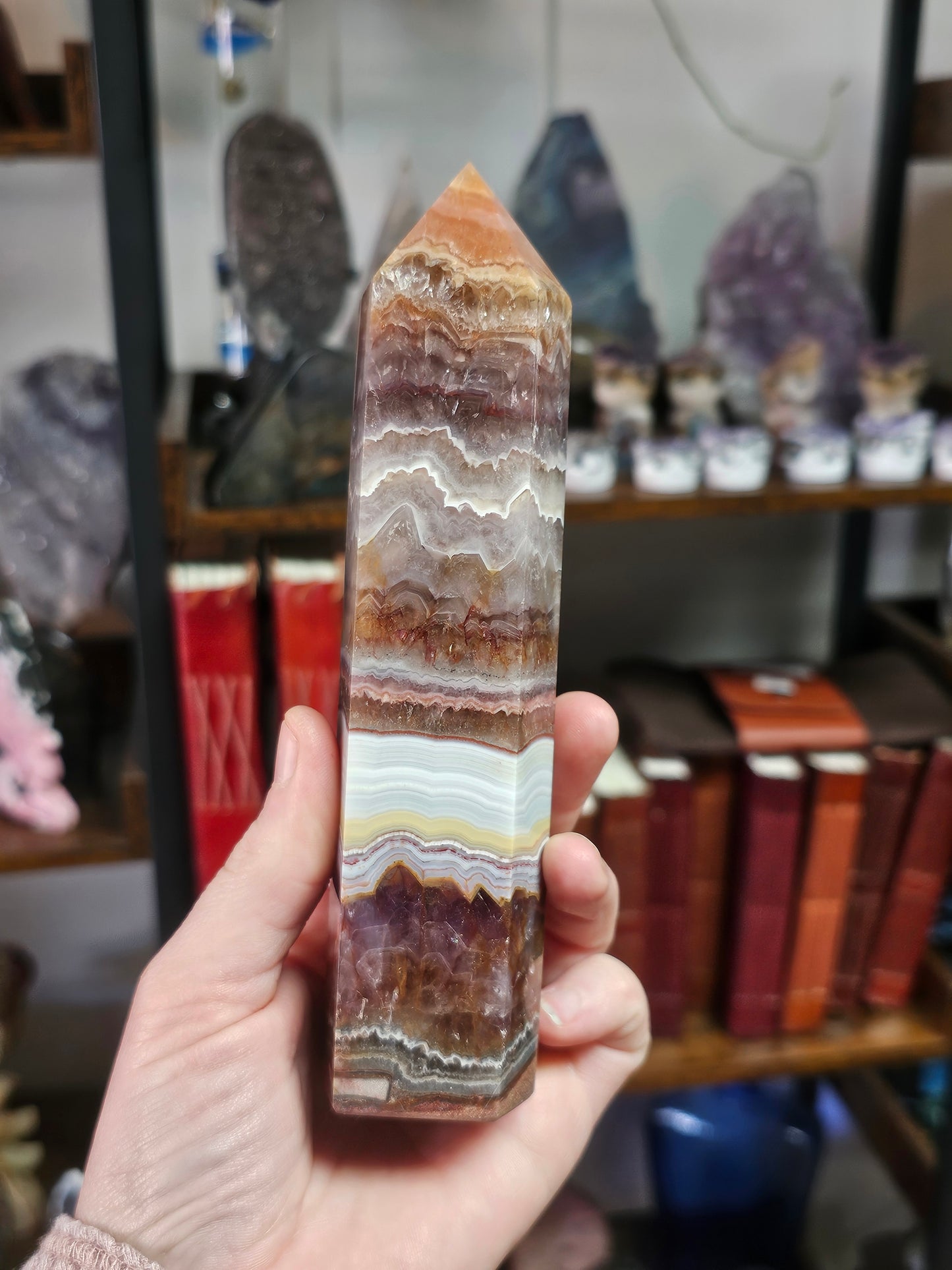Amethyst Agate Tower