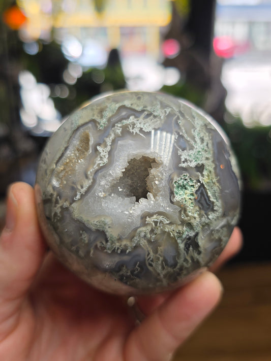 Moss Agate Sphere