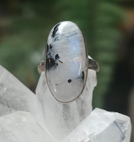 Size 5.5 Rainbow Moonstone Ring