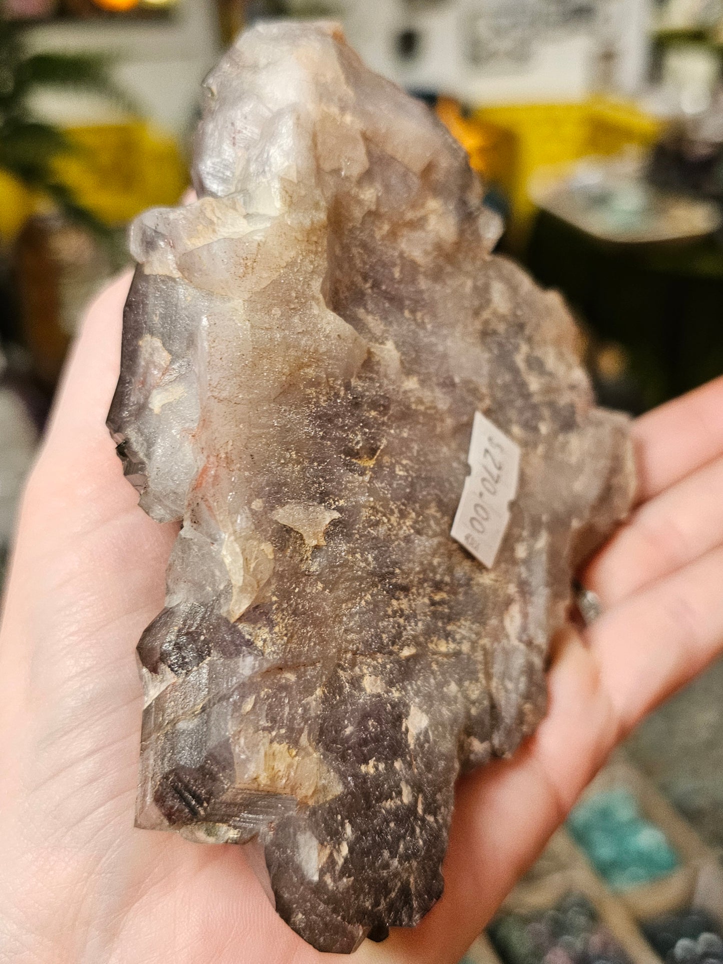 Epidote on Hematite Included Quartz