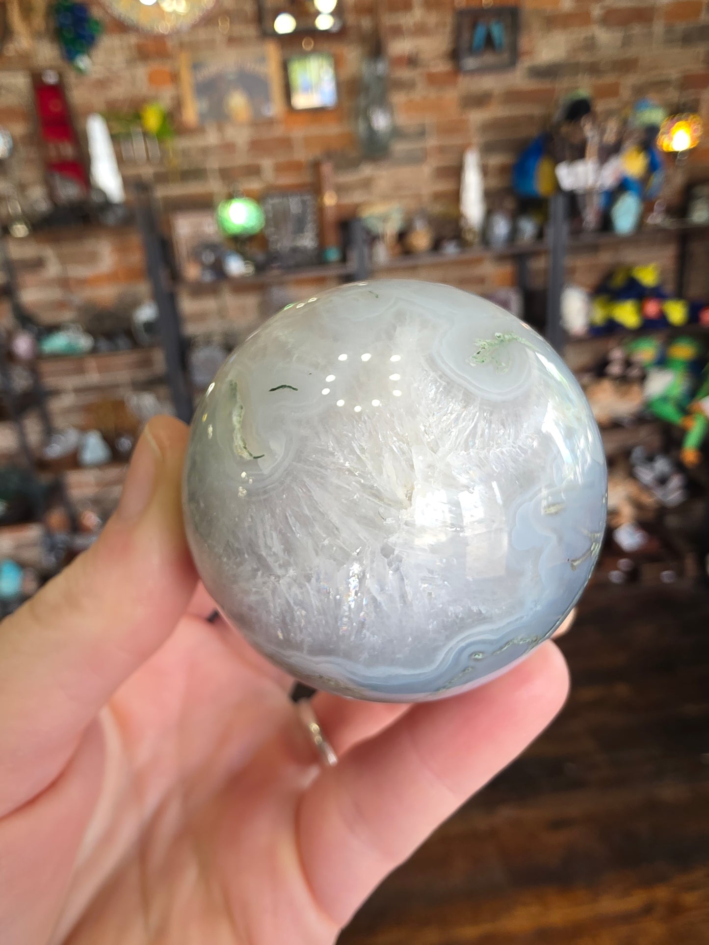 Moss Agate Sphere