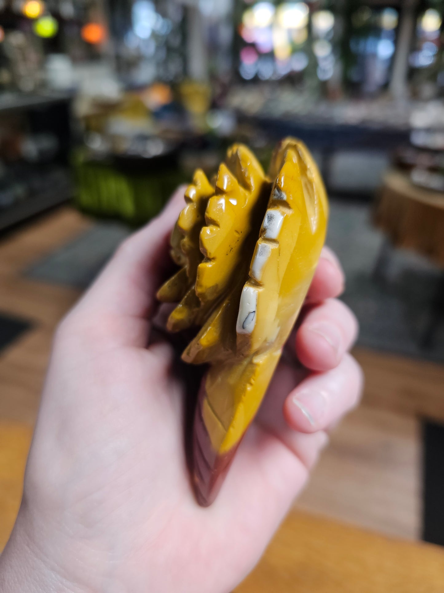 Mookaite Flower Carvinf