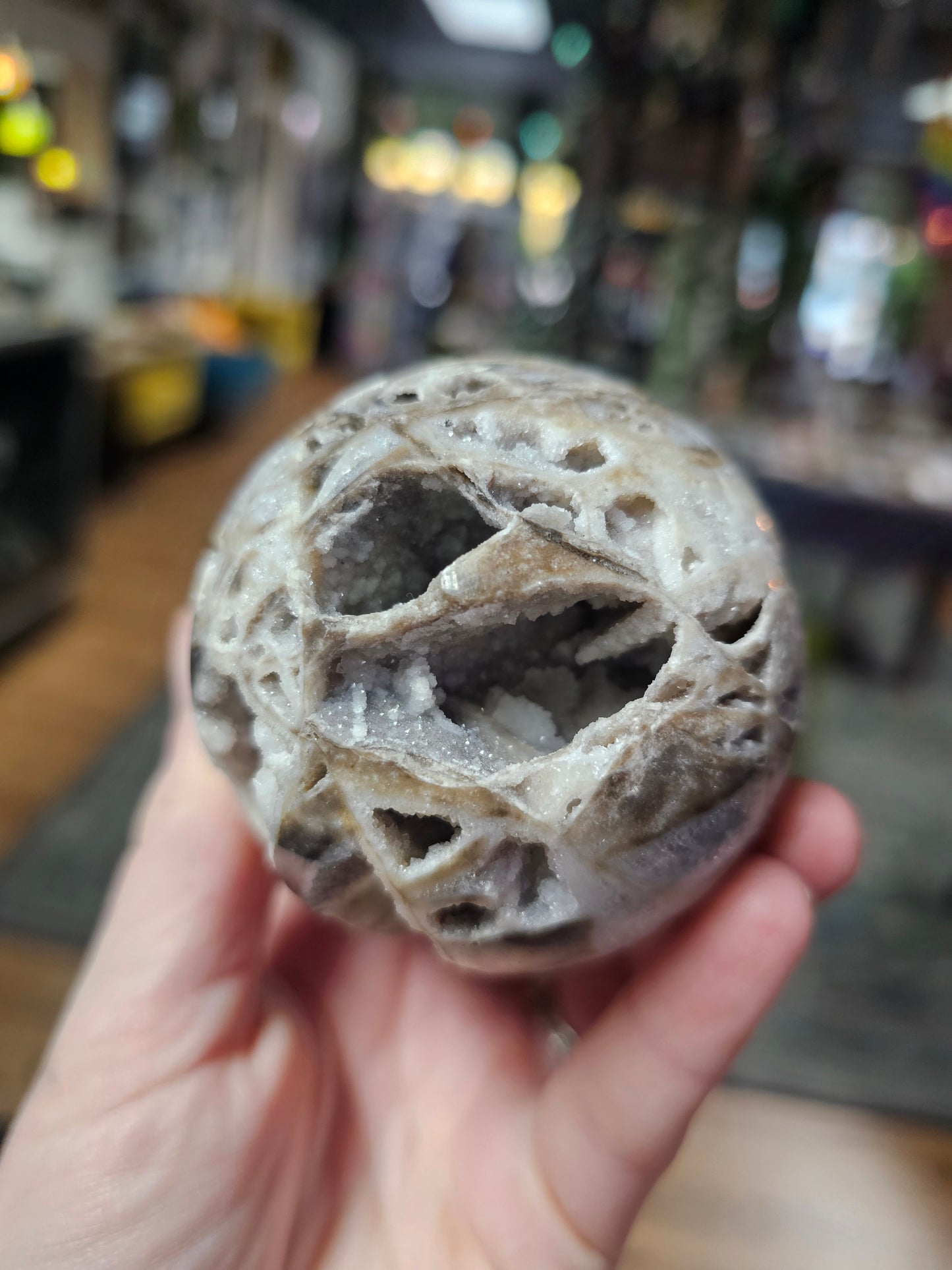 Druzy Quartz Sphere
