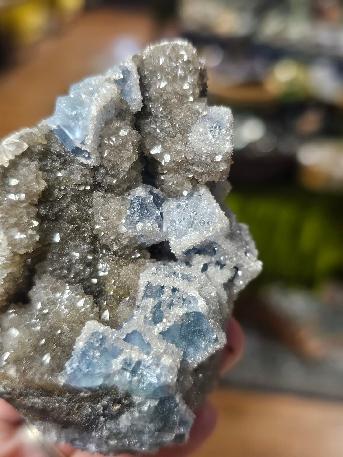 Blue Sugar Fluorite