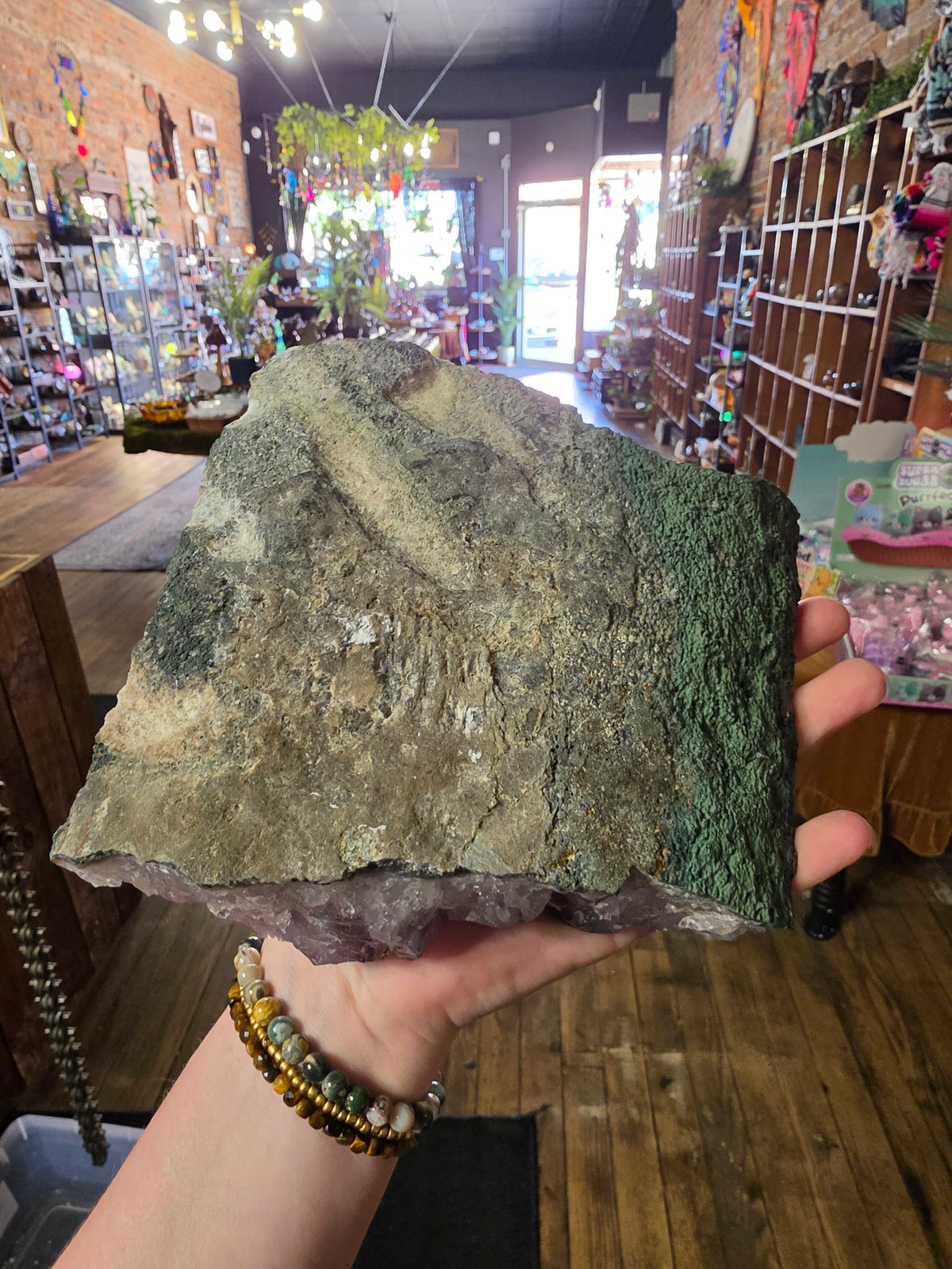 Included Amethyst Cluster