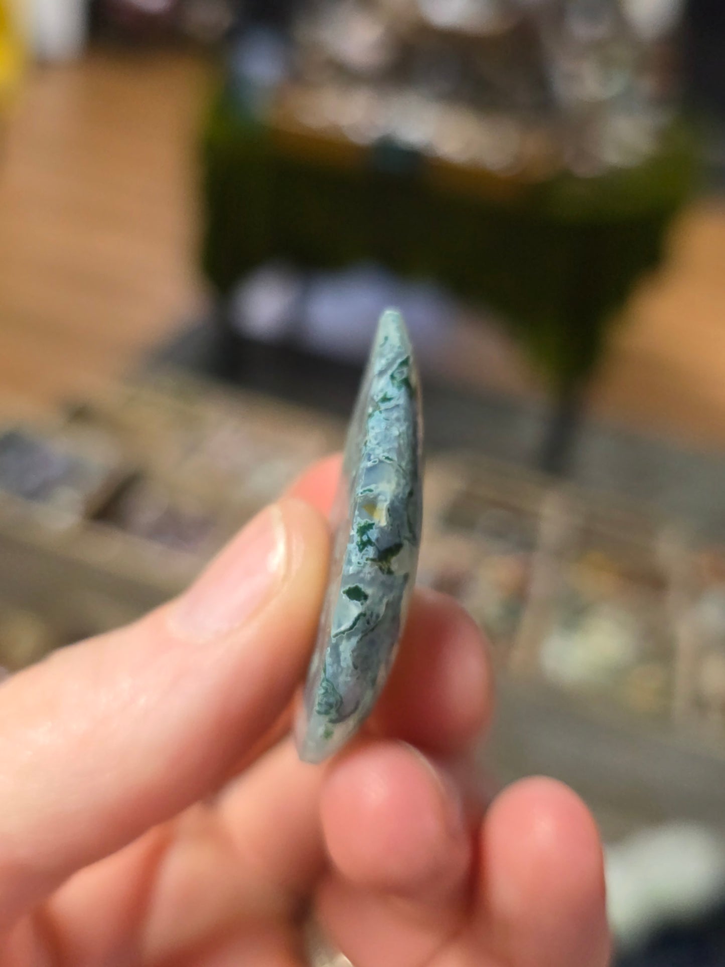 Ochocho Moss Agate Cabochon