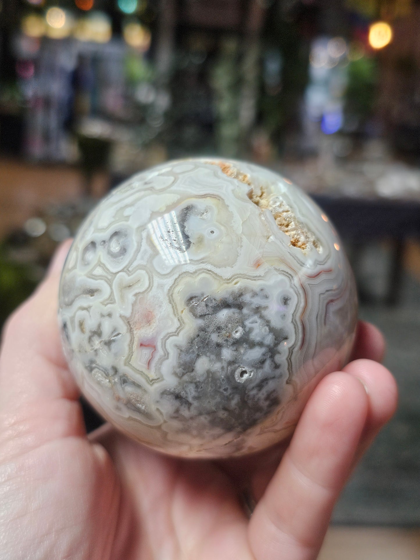 Lace Agate Sphere