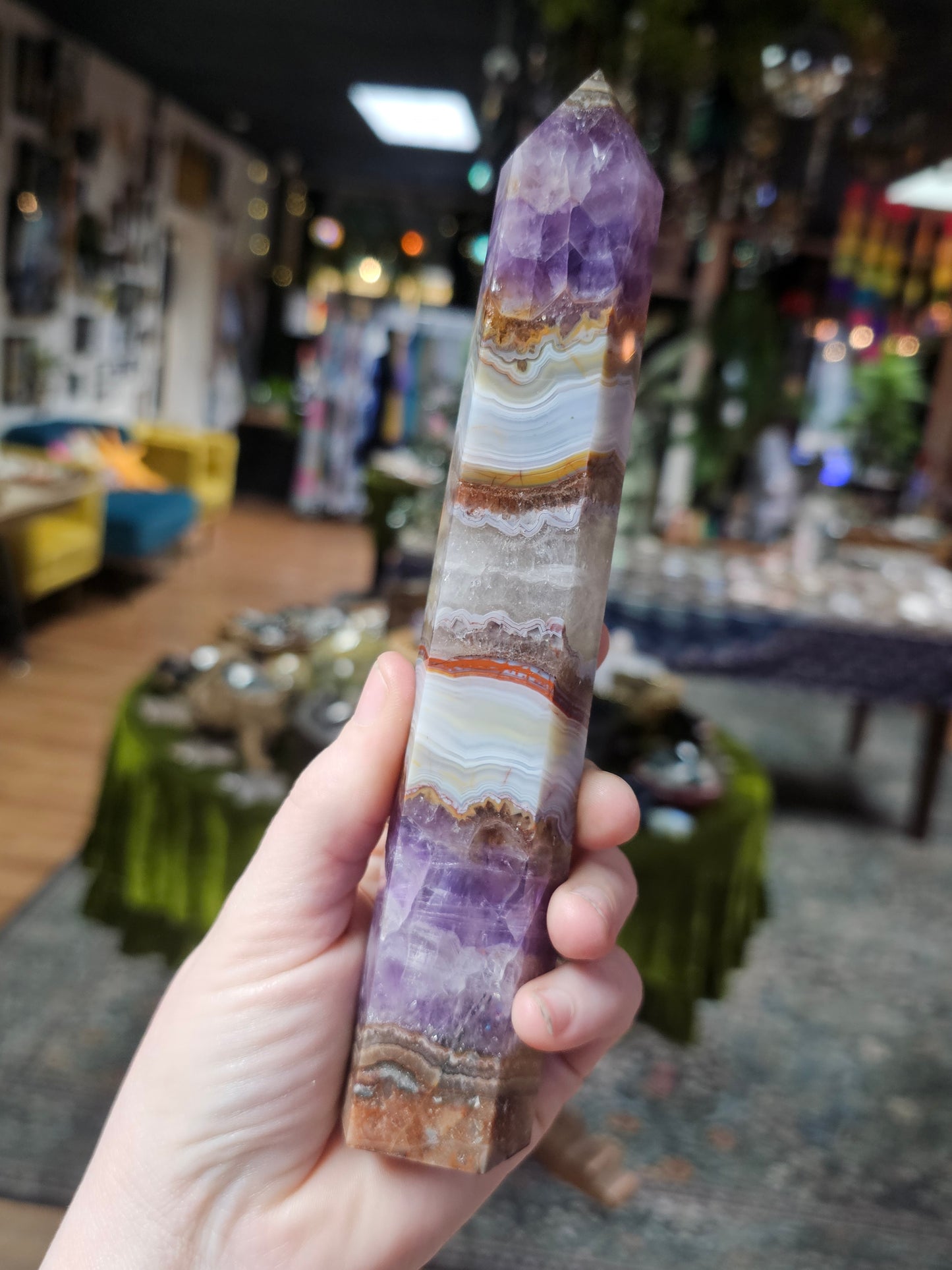 Amethyst Agate Tower